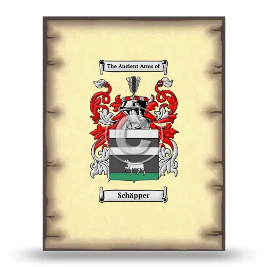 Schäpper Coat of Arms Print