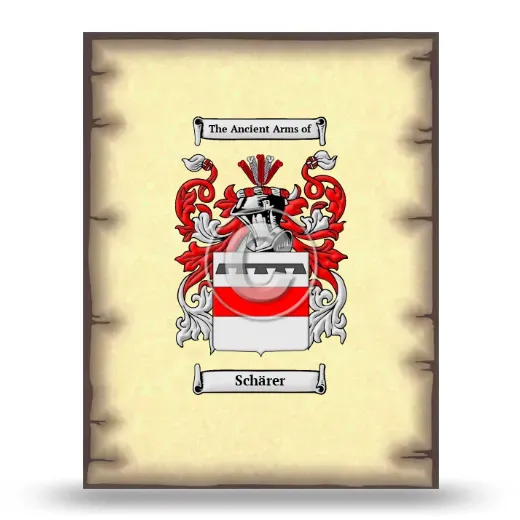 Schärer Coat of Arms Print