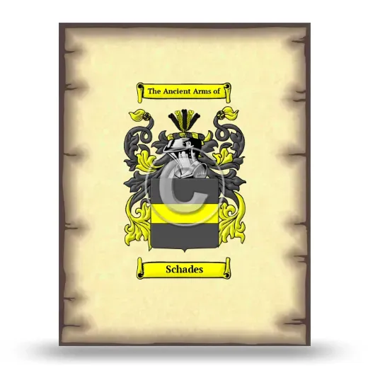 Schades Coat of Arms Print