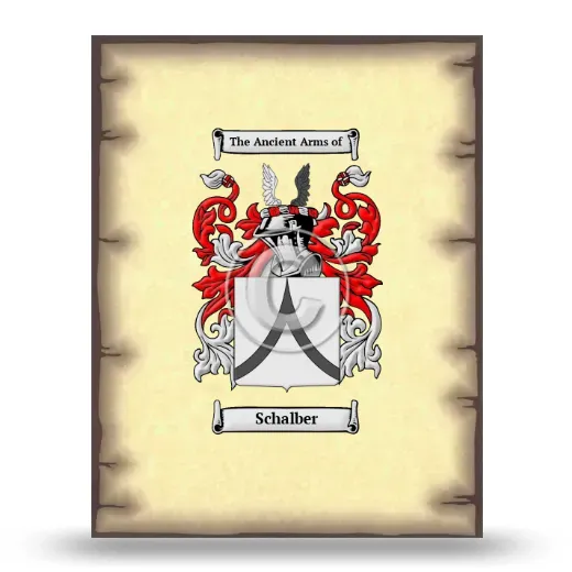 Schalber Coat of Arms Print