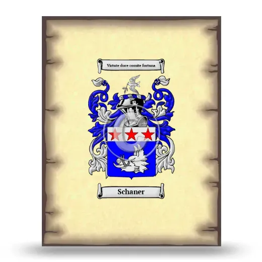 Schaner Coat of Arms Print