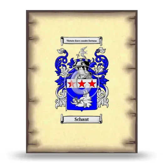 Schant Coat of Arms Print