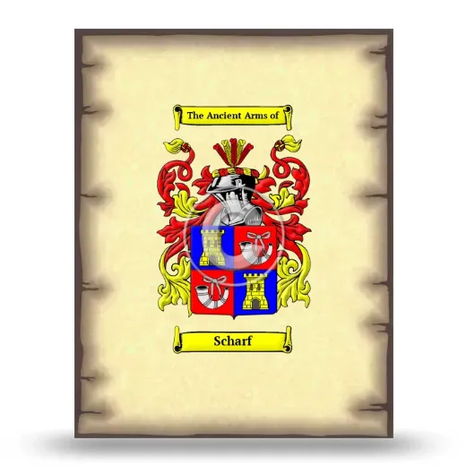 Scharf Coat of Arms Print
