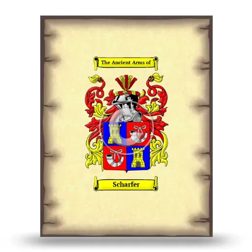 Scharfer Coat of Arms Print