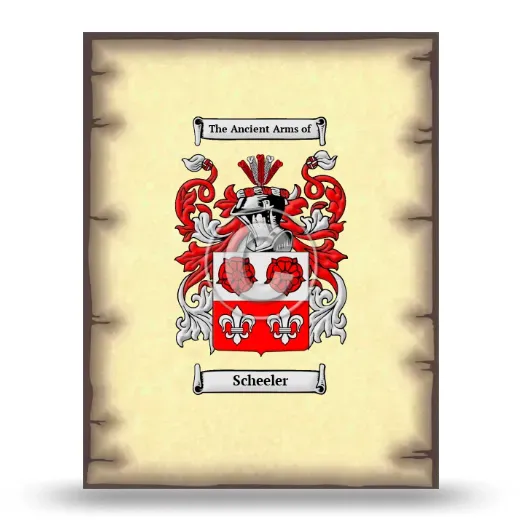 Scheeler Coat of Arms Print