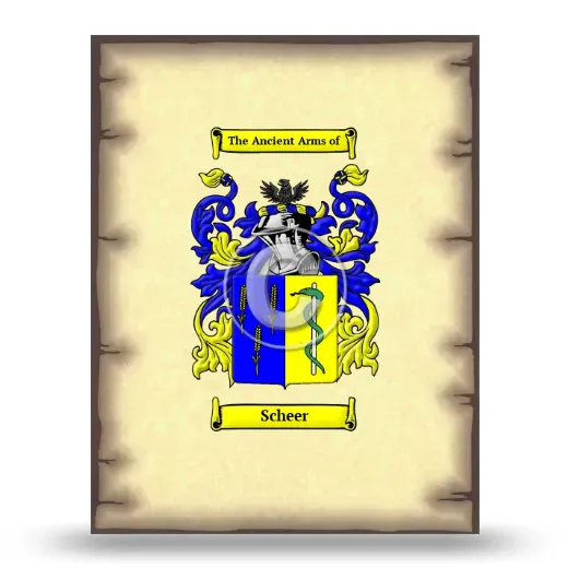 Scheer Coat of Arms Print