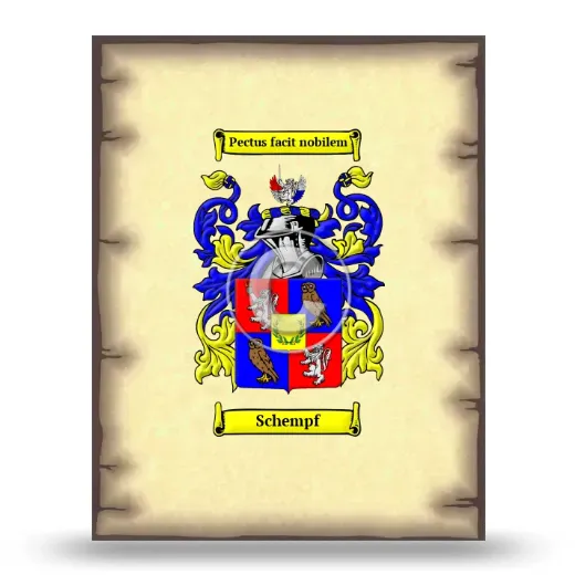 Schempf Coat of Arms Print