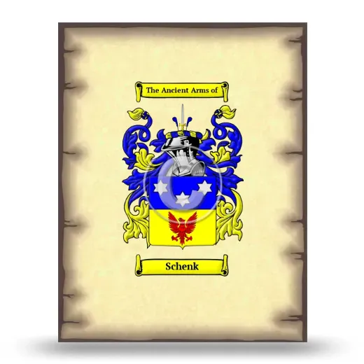 Schenk Coat of Arms Print