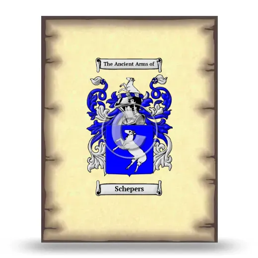 Schepers Coat of Arms Print