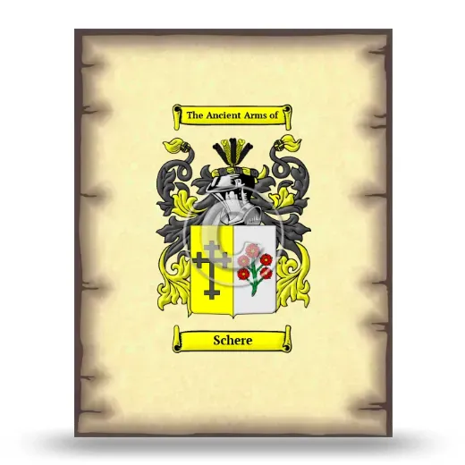 Schere Coat of Arms Print