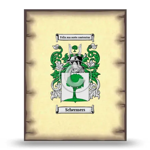 Schermers Coat of Arms Print