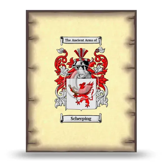 Scherping Coat of Arms Print