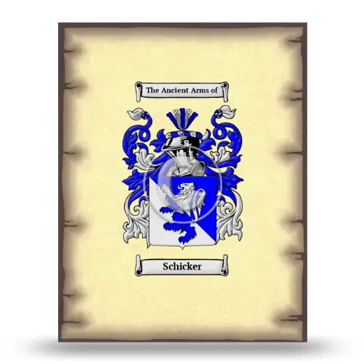 Schicker Coat of Arms Print