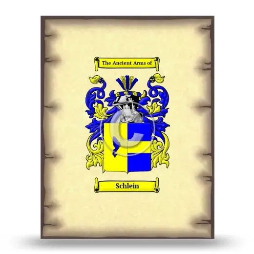 Schlein Coat of Arms Print