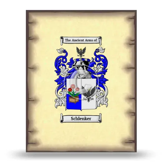 Schlenker Coat of Arms Print