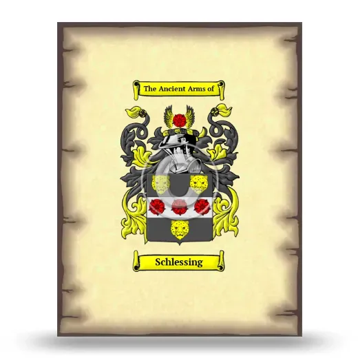 Schlessing Coat of Arms Print