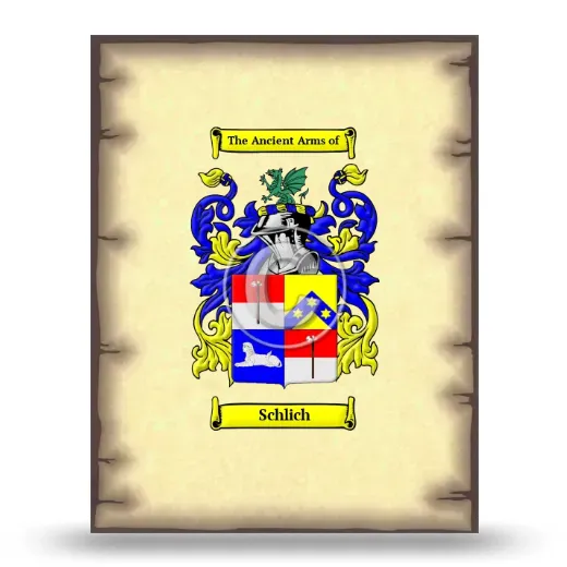 Schlich Coat of Arms Print