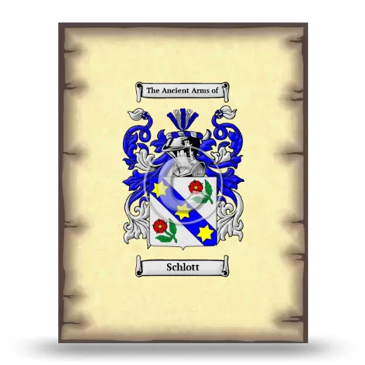 Schlott Coat of Arms Print