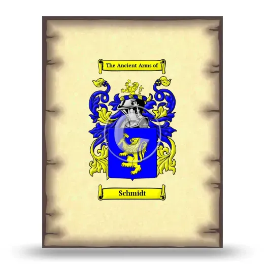 Schmidt Coat of Arms Print