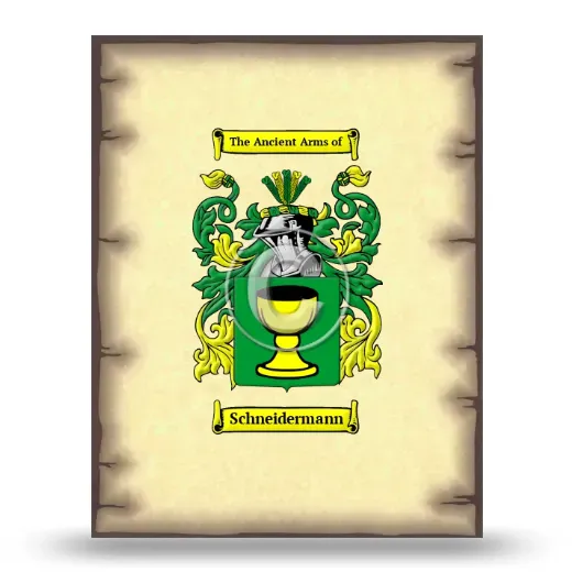 Schneidermann Coat of Arms Print