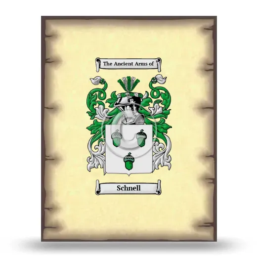 Schnell Coat of Arms Print
