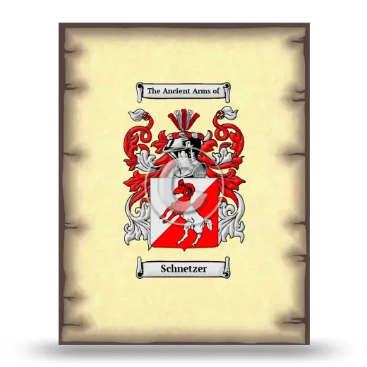 Schnetzer Coat of Arms Print