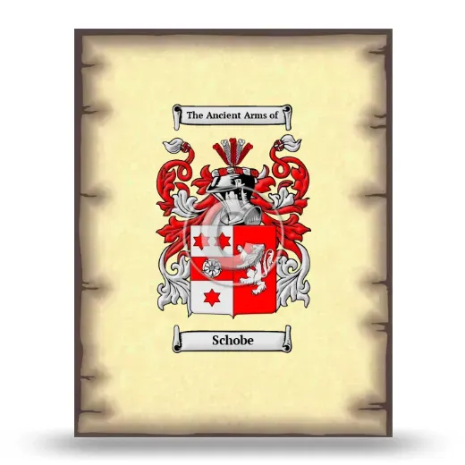 Schobe Coat of Arms Print