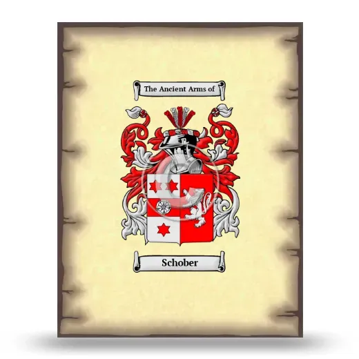 Schober Coat of Arms Print