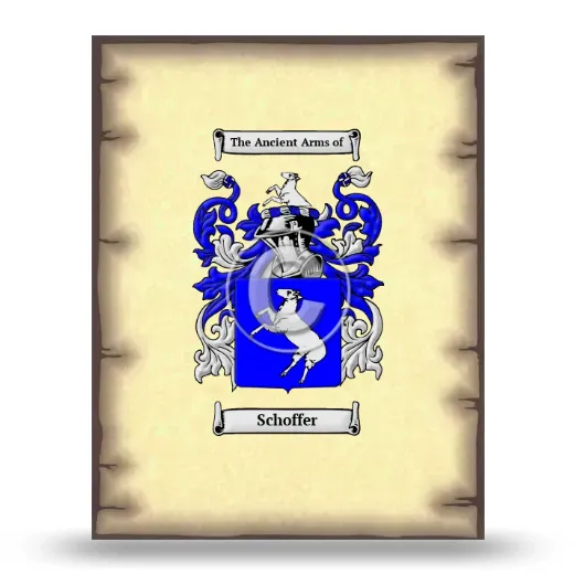 Schoffer Coat of Arms Print