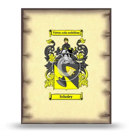 Scholey Coat of Arms Print