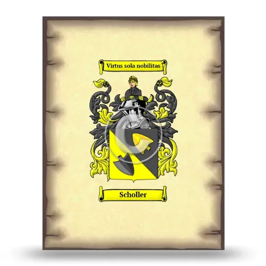 Scholler Coat of Arms Print