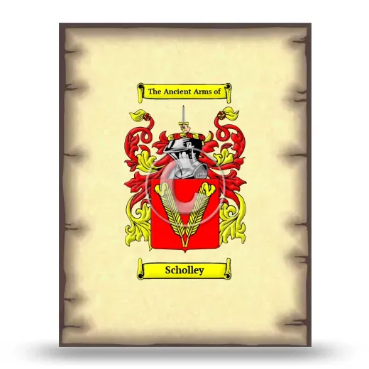 Scholley Coat of Arms Print