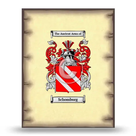 Schomburg Coat of Arms Print