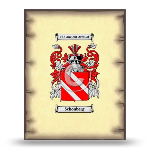 Schonberg Coat of Arms Print