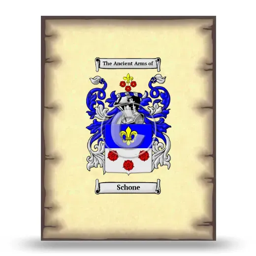 Schone Coat of Arms Print