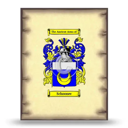Schooner Coat of Arms Print