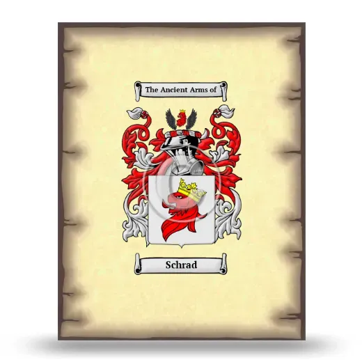 Schrad Coat of Arms Print