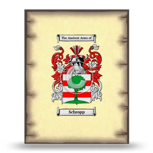 Schropp Coat of Arms Print