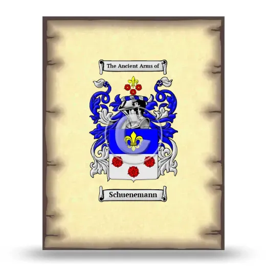 Schuenemann Coat of Arms Print