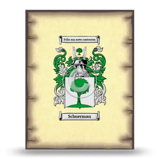 Schuerman Coat of Arms Print