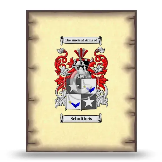 Schultheis Coat of Arms Print