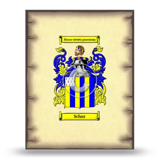 Schur Coat of Arms Print