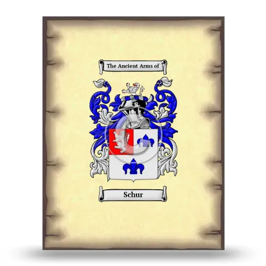 Schur Coat of Arms Print
