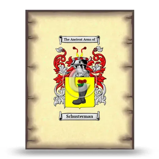 Schusterman Coat of Arms Print
