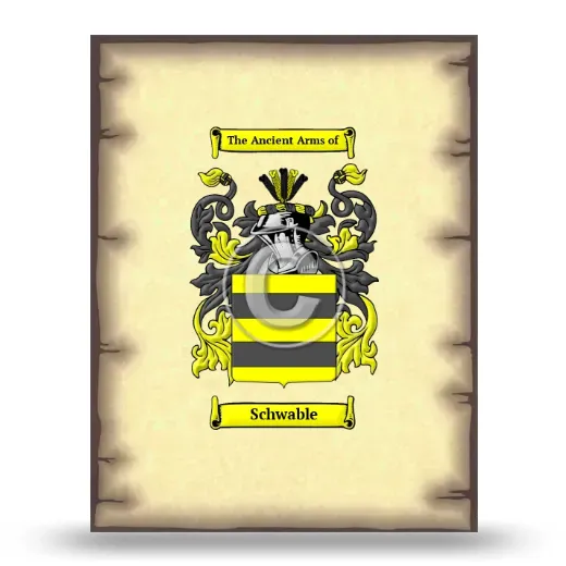 Schwable Coat of Arms Print