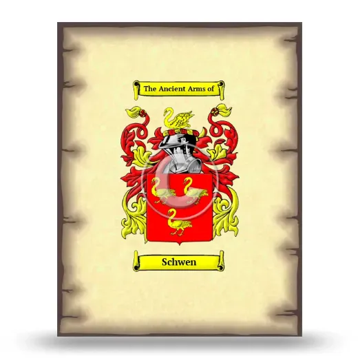 Schwen Coat of Arms Print
