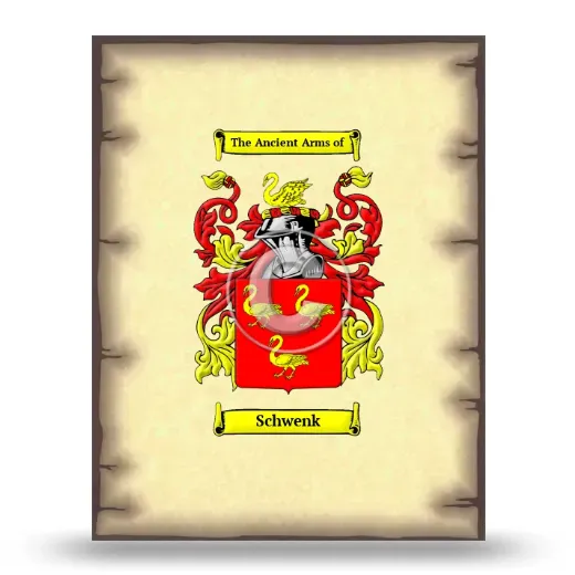 Schwenk Coat of Arms Print