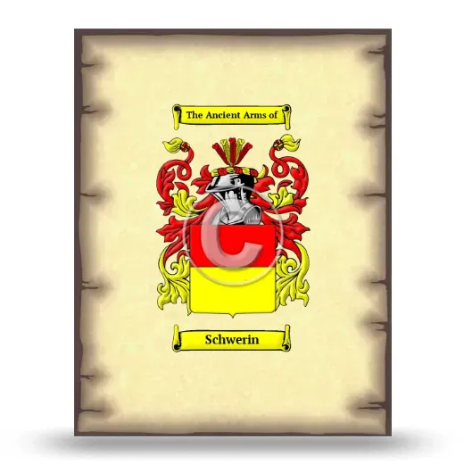 Schwerin Coat of Arms Print