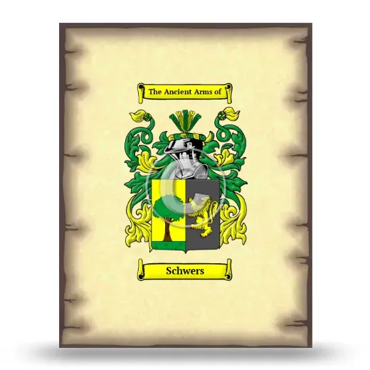 Schwers Coat of Arms Print