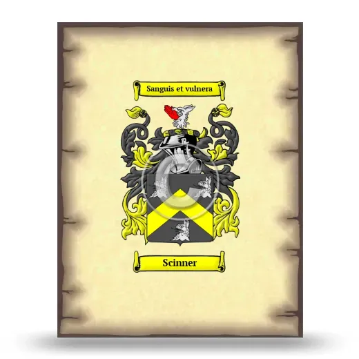 Scinner Coat of Arms Print